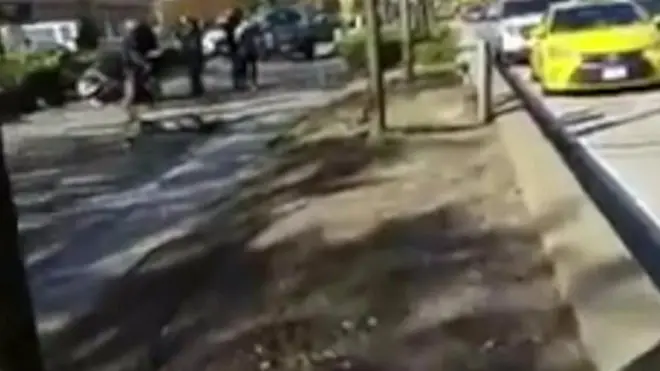 Місце теракту в Нью-Йорку