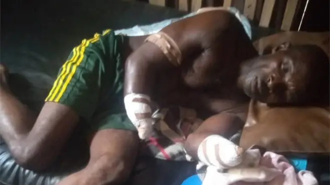 Amodu Bakare ti afurasi Fulani ge ọwọ rẹ