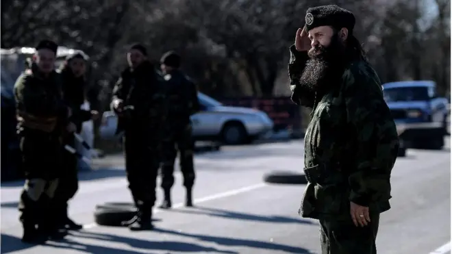 Вођа Четничког покрета Братислав Живковић у Украјини