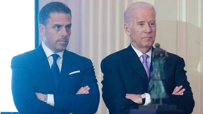 جو بايدن ونجله هانتر