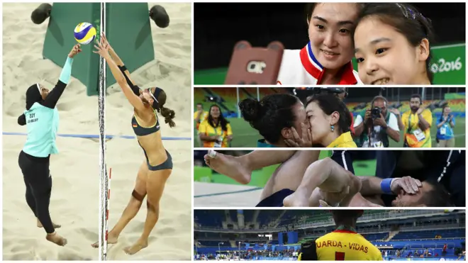 Imagens viralizam na Olimpíada