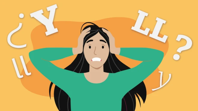 Ilustración de una mujer confundida