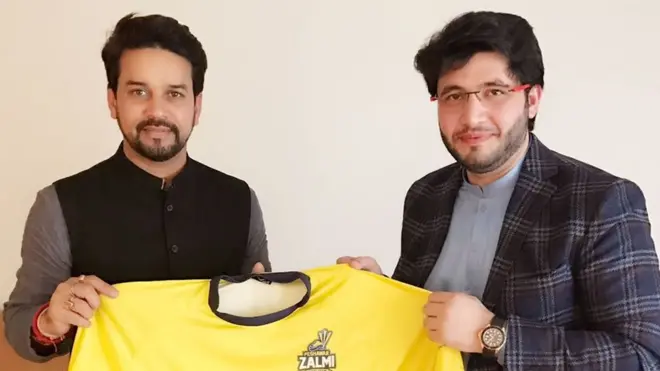 جاوید آفریدی، انوراگ ٹھاکر