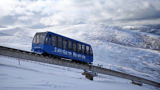 Mountain railway reopens after four year shutdown BBC News