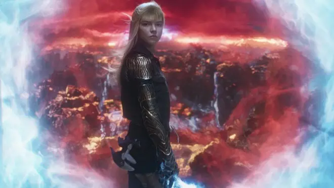 She's got a magic sword, can teleport through hell and has a pet dragon. Anything else you need to know?