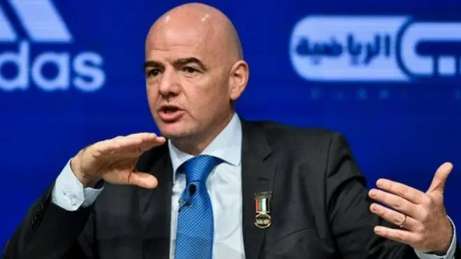 فیفا کے صدر جیانی انفینٹینو کو امید ہے کہ آئندہ ورلڈ کپ میں 48 ٹیمیں شرکت کر سکیں گی