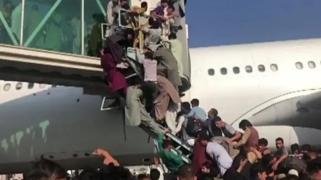 Haos na aerodromu u Kabulu