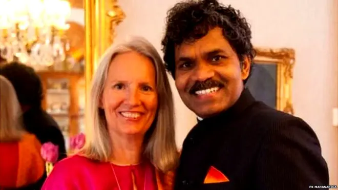 મહાનંદીયા અને ચારલોટની વર્ષ 2014ની તસવીર