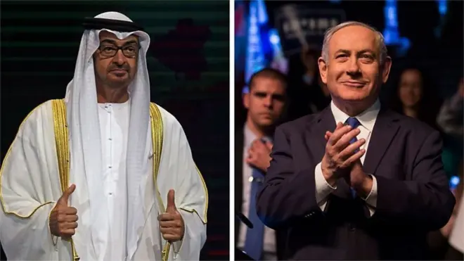 اسرائئل اور متحدہ امارات کے لیڈر