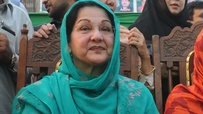 کلثوم نواز د لندن په یوه روغتون کې بستر وه