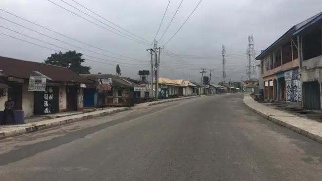 Streets for Port Harcourt don empty on top lockdown