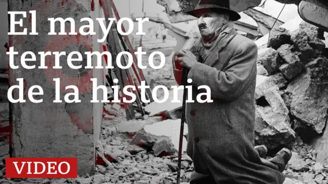 El terremoto de mayor magnitud de la historia se registró el 22 de mayo de 1960 cerca de la ciudad de Valdivia, en el sur de Chile.