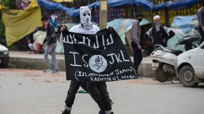 Un combattant du groupe État islamique (archives).