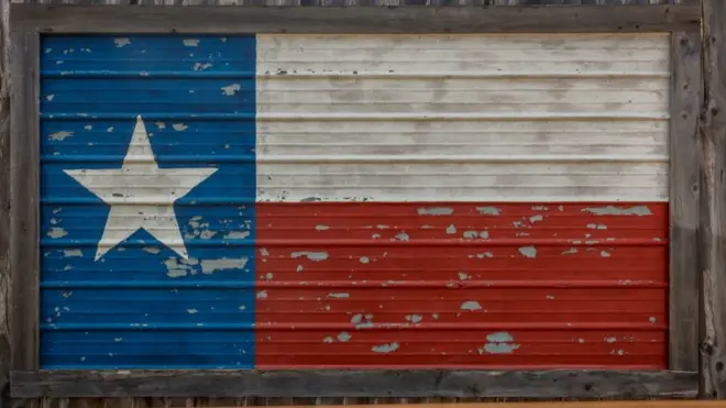 Bandera de Texas.