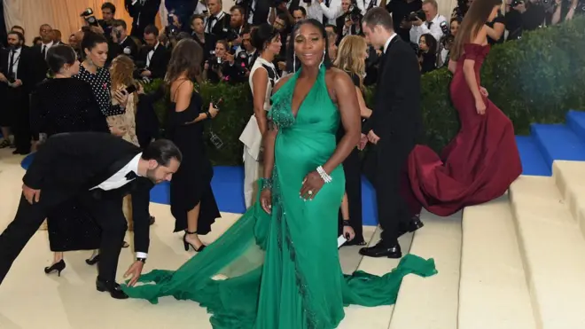 Serena Williams pertama kali mengetahui kehamilannya menjelang Kejuaraan Australia Terbuka, Januari 2017.