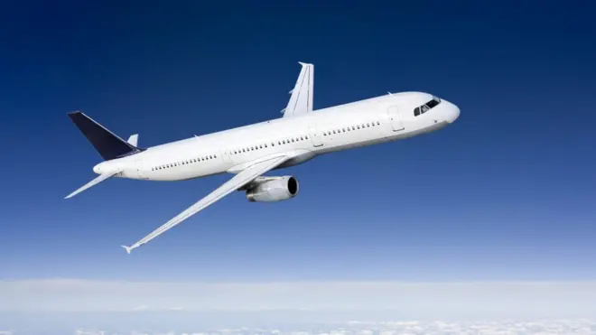 Avión en vuelo.