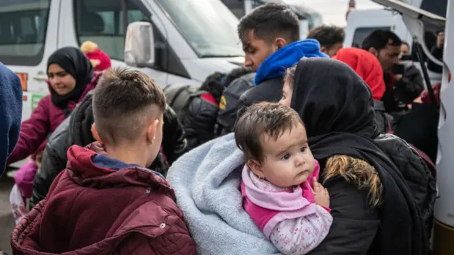 Беженцы в Идлибе