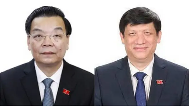 Hai ông Chu Ngọc Anh và Nguyễn Thanh Long