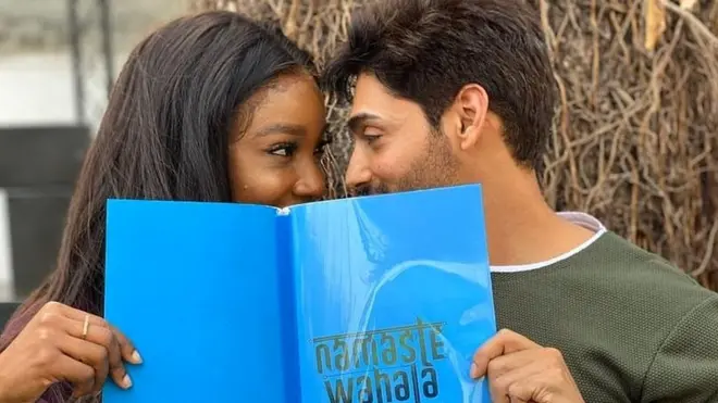 Ini Dima-Okojie and Indian actor, Ruslaan Mumtaz