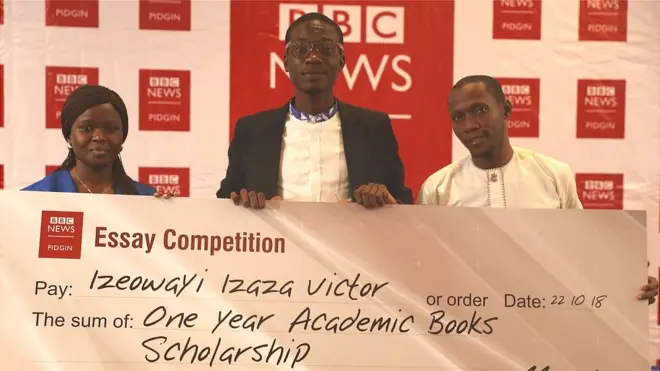 BBC Pidgin essay competition 2018 winner