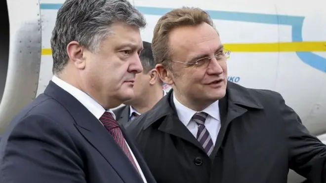 Петро Порошенко та Андрій Садовий