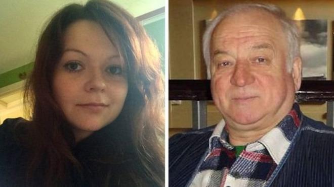 66-летний Сергей Скрипаль и его 33-летняя дочь Юлия