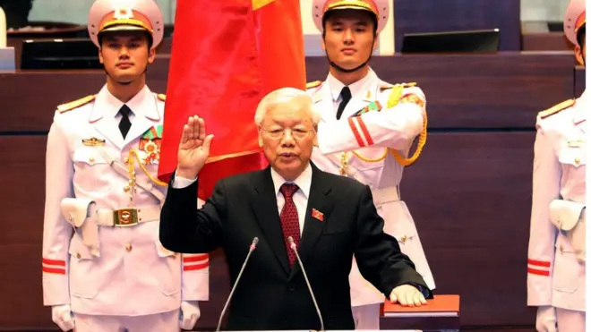Tổng Bí thư Nguyễn Phú Trọng tuyên thệ nhậm chức Chủ tịch nước hôm 23/10
