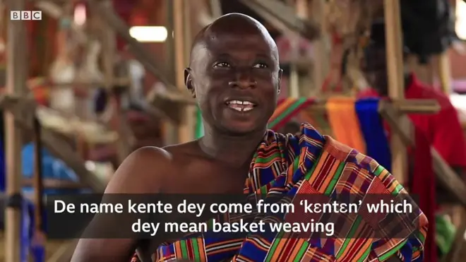 History of de Ghanaian 'kente' cloth