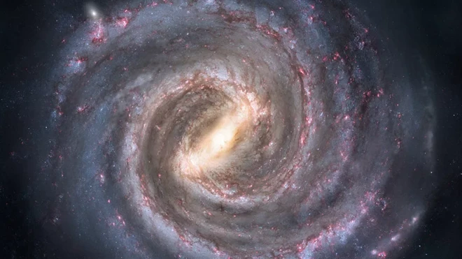 ภาพจำลองกาแล็กซีทางช้างเผือก