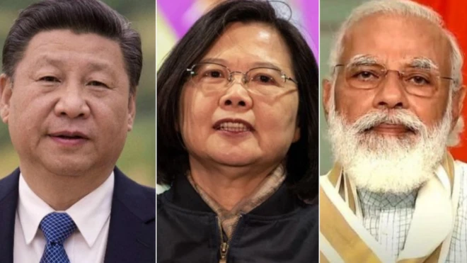 शीन जिनपिंग, त्साई काई सेंग, नरेंद मोदी