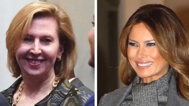 मीरा रिकार्डेल और मेलानिया ट्रंप