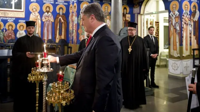 Порошенко в храмі
