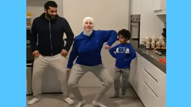 Dancing family