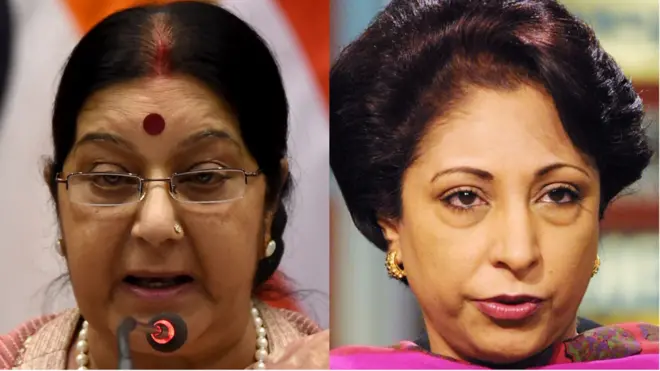 सुषमा स्वराज, मलीहा लोदी