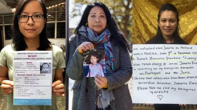 Anak-anak yang diadopsi dari Indonesia yang diadopsi oleh pasangan Belanda pada era 1980-an hingga kini masih kesulitan mencari orang tua kandung mereka.