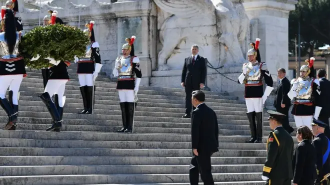 Chủ tịch Tập đã đến Rome, dự lễ hôm 22/03