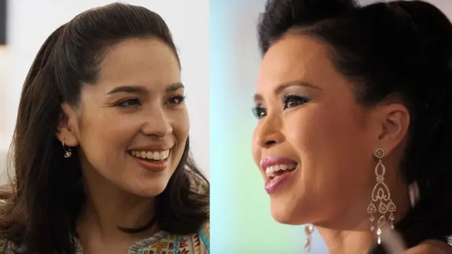 ท่านผู้หญิงสิริกิติยา เจนเซนกับทูลกระหม่อมแม่