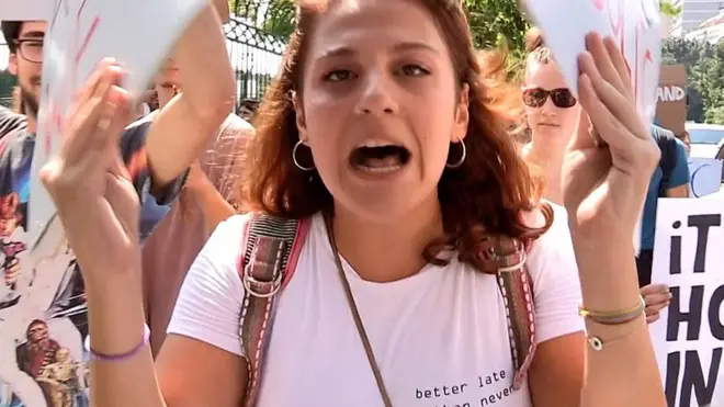 إضراب من اجل المناخ في بيروت