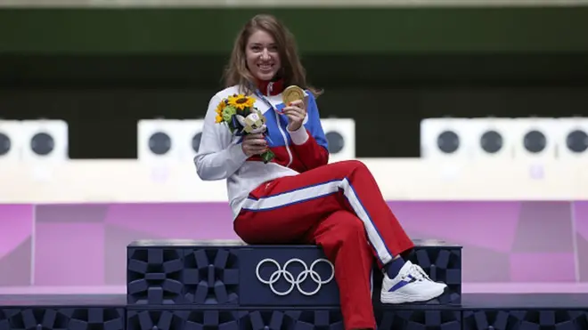 В финале Виталина Бацарашкина "перестреляла" южнокореянку со значительным преимуществом