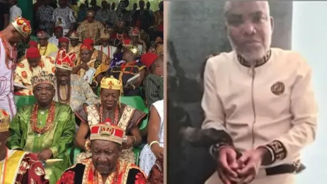 Ndị eze Igbo nakwa Nnamdi Kanu