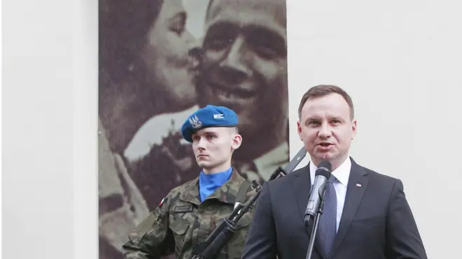 President Duda said there was no justification for anti-Semitic crime