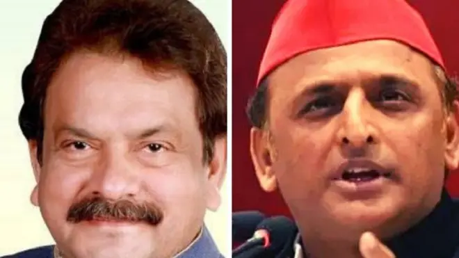 एसपी बघेल, अखिलेश यादव