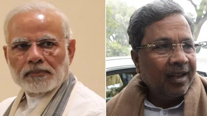 मोदी और सिद्धारमैया