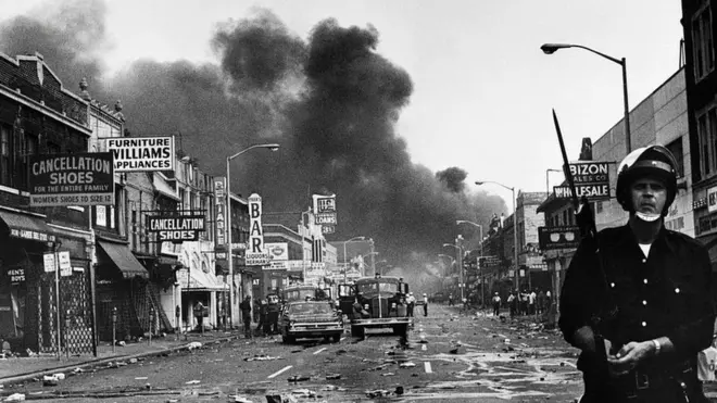 Las revueltas en Detroit dejaron 43 muertos y más de mil heridos.