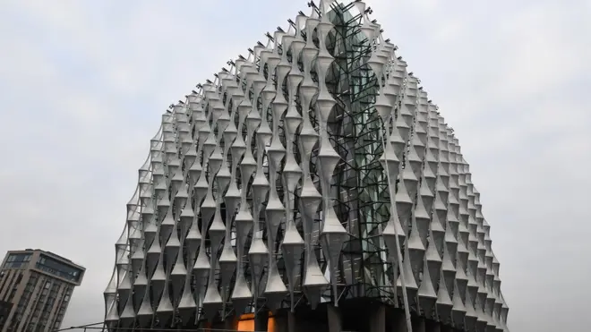 The new US embassy in Nine Elms, south London