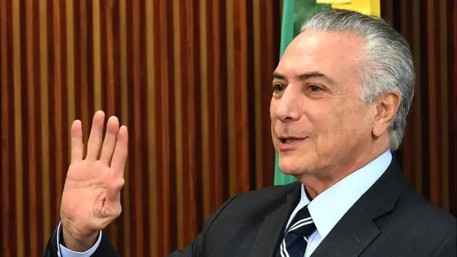Michel Temer, el mandatario interino de Brasil que desde abril reemplaza a la presidenta suspendida Dilma Rousseff.