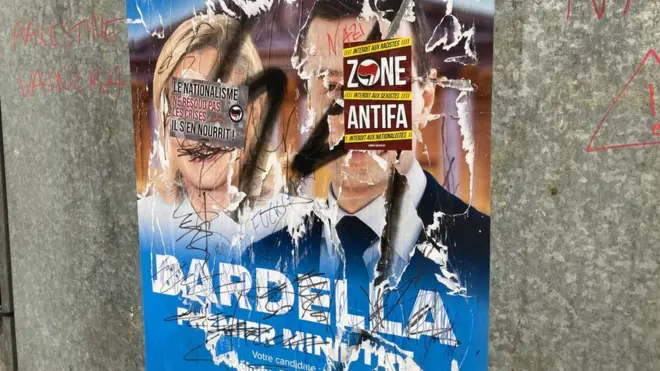 Predizborni poster desničarskog Nacionalnog fronta