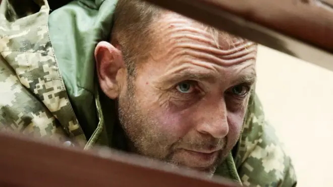 Член екіпажу українського судна "Яни Капу" Юрій Будзило в залі сімферопольського суду