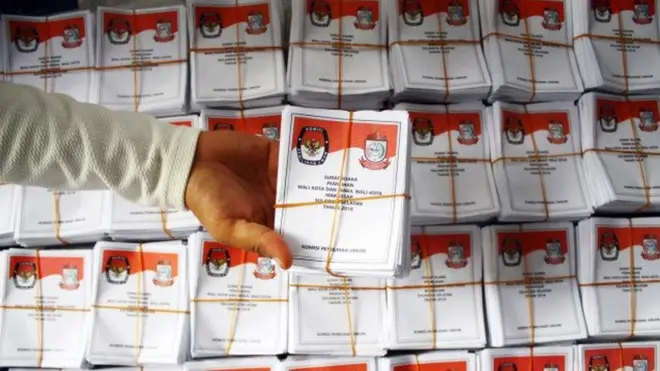 Ilustrasi surat suara