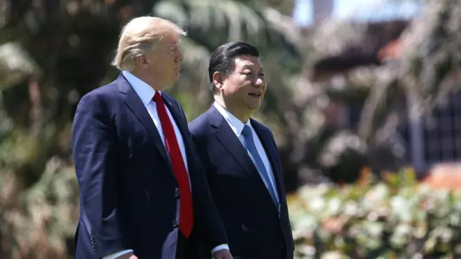 特朗普和习近平美国时间4月7日在佛罗里达棕榈滩的海湖庄园首次见面。之后4月12日及4月24日都通了电话。